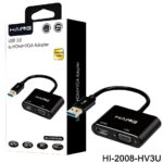 HAING USB 3.0 to HDMI+VGA Adapter