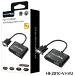 HAING VGA to HDMI+ VGA Adapter With Audio