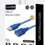 Haing USB A-F Blue Cable