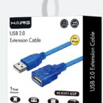 Haing USB A-F Blue Cable