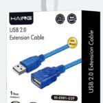 Haing USB A-F Blue Cable