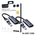 HAING USB 3.0 & Type -C To Multifunction Card Reader