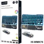 HAING Wireless Transparent Keyboard & Mouse Combo