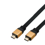 Haing Flat HDMI V1.4 Cable High Speed + Ethenet Gold 3d HD HDTV Lead 3M