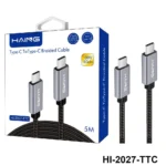 Haing TYPE C TO TYPE C BRAIDED CABLE 5M 100W