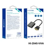 Haing VGA To HDTV Adapter With Audio And Power