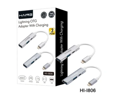 Haing Lighting OTG Adapter With Charging
