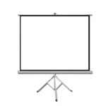 Haing Projector screen tripod screen white steel case