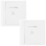 Haing RJ45 FACEPLATE 8.6X8.6CM(NETWORK)SINGLE PORT